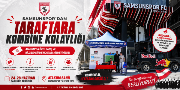 Samsunspor’dan Taraftara Kombine Kolaylığı